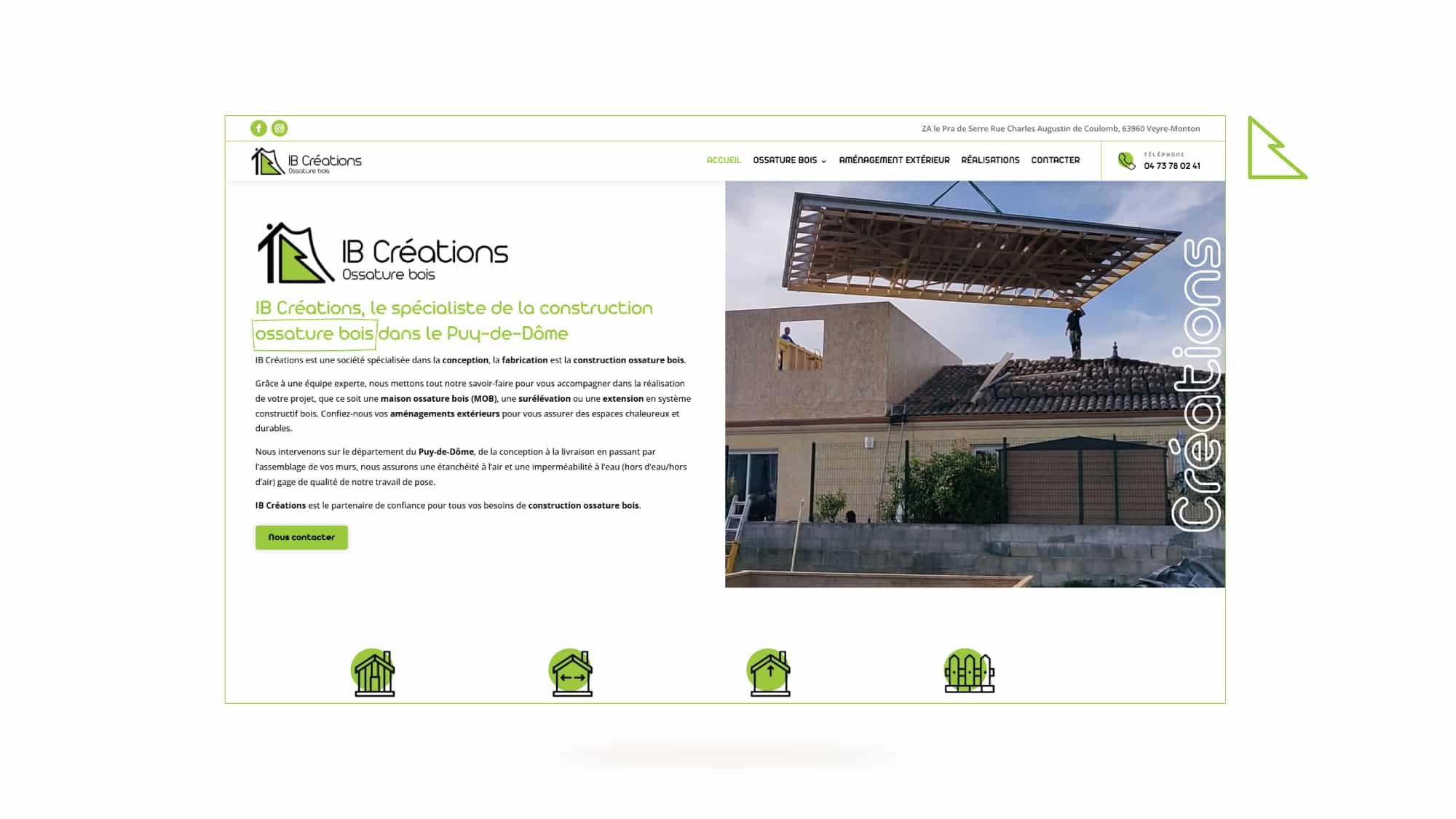 Agence web digital clermont ferrand le dupplex auvergne client IB Creations02