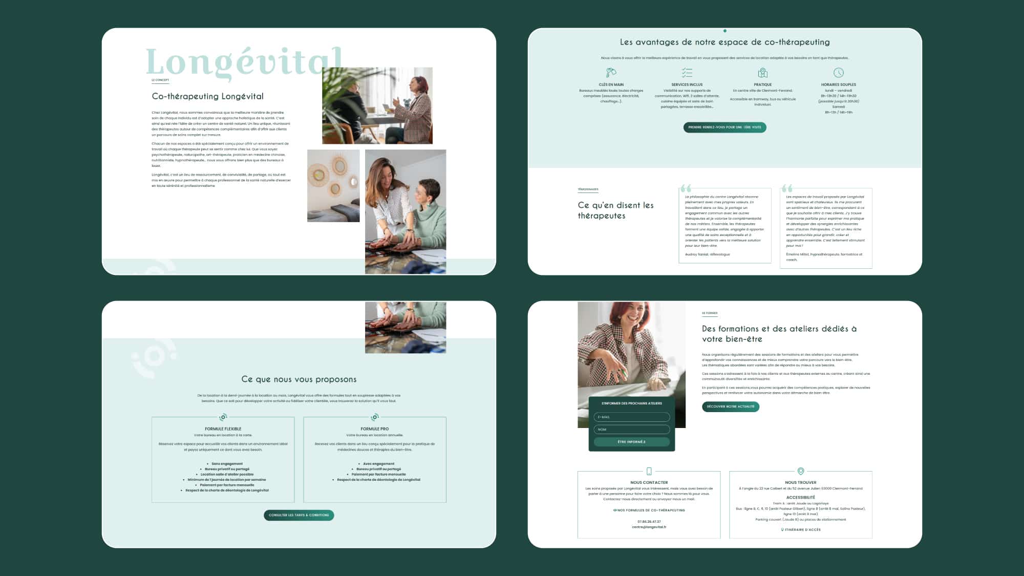 Agence web digital clermont ferrand le dupplex auvergne client longevital04